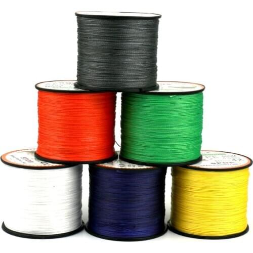 New 500m 4 Strands PE Carp Fishing Line Kite Braided Thread Lure Braid Rope Bait Casting Multifilament Line Spinning with Coil