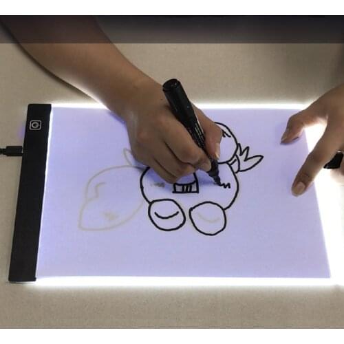 Hot 3 Level Dimmable Led Drawing Copy Pad Board Baby Toy A5 Size Painting Kids Educational Learning Toys for Children Creativity