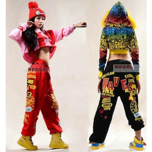 Hot! 2015 Fashion brand Adult Women Trousers Performance wear sweatpants costume female knitted loose harem Hip hop dance pants