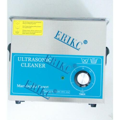 ERIKC Common Rail Diesel Injector Cleaning Machine 110V, 3L and Fuel Injection Ultrasonic Cleaning System Tool E1024014