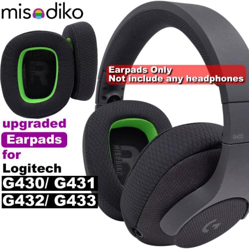 Misodiko Ear Pads Cushions Headband Kit Replacement for Logitech G331, G332 G432 G431 G430 G230 G231 G930 Gaming Headset