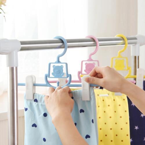 Plastic hangers children trousers rack baby clothes rack child small hangers for clothes