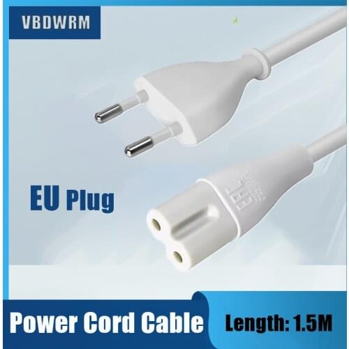 Genuine AC EU power cord cable for Xiaomi apple AirPort Time Capsule mac mini Apple TV 1.5M