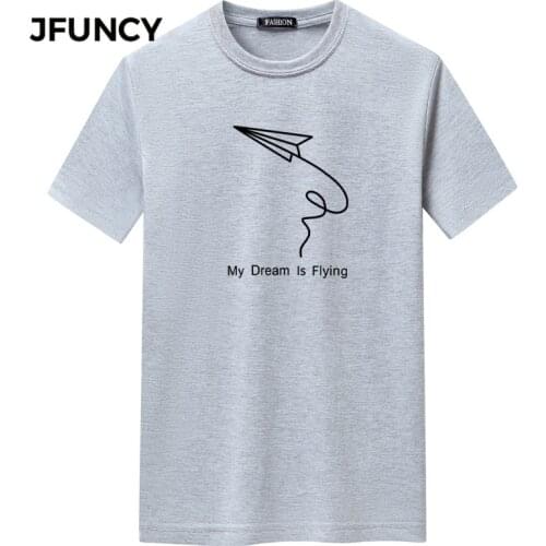 JFUNCY Oversize Mens Shirts Short Sleeve Men Streetwear Tshirt Letter Print Harajuku Tops Male Loose Clothes Man Tee Shirt