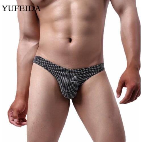 Sexy Men Briefs Underwear Cueca Masculina Open Butt Underpants Bulge Pouch Slip Homme Panties Gay Exotic Jockstrap Nightwear