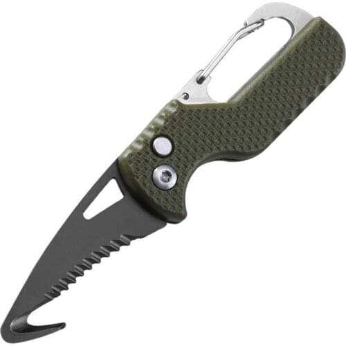 Folding Knife Tactical Survival Knives Multi function Pocket Knife Portable Keychain Folding Fruit cutter Camping Supplies Tool