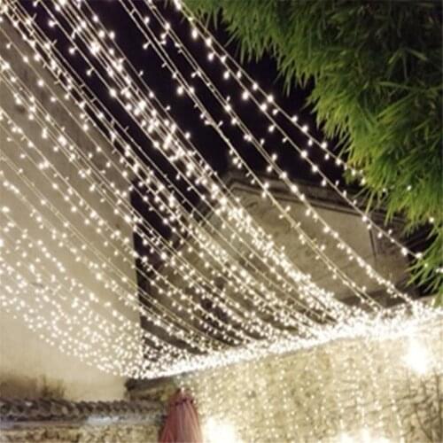 SICCSAEE 10M 100 Led String Garland Christmas Tree Fairy Light Chain Waterproof Home Garden Party Outdoor Holiday Decoration