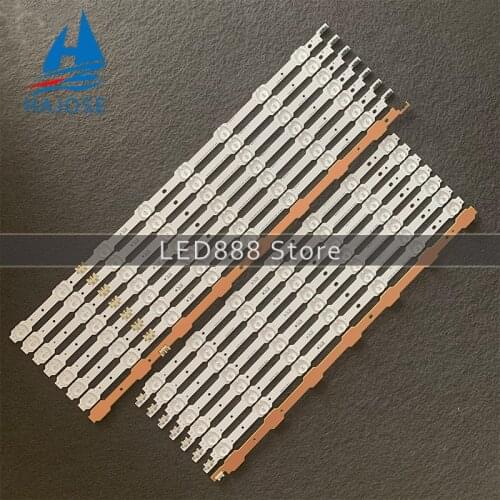 16 PCS/set LED Backlight Strip for Samsung UE55HU7200 UE55HU7100 UE55HU7105 UE55HU7205 UN55HU7200 UA55HU7800 BN96-33494A 33493A
