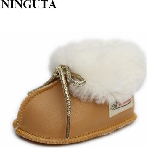 Warm winter toddler shoes unisex baby boys girls shoes