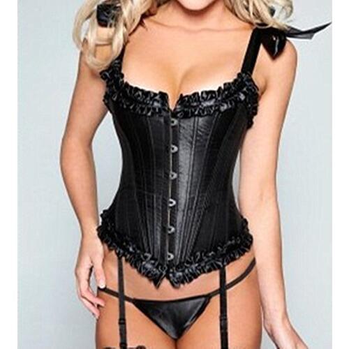 Women Overbust Steampunk Fashion Show girl Costume Stomach Shaper Wedding Corset Steel Bones Corset Tight Lacing