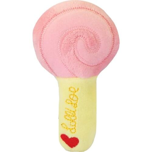 1Pcs Puppy Squeaky Plush Dog Chew Toys Small Dogs Toy Fruit Cartoon Soft Training Toy Pet Interactive Toy Chew Toy For Cats Dog