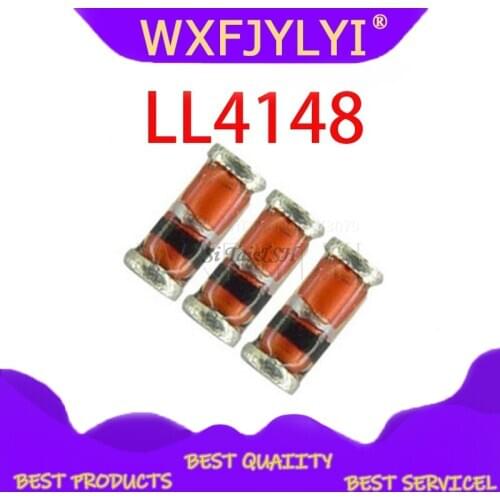 100PCS LL4148 LL-34 1N4148 IN4148 High-speed switching diodes