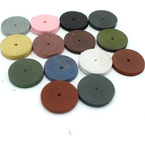14PCS Rubber Polishing wheels 22mm Jewelry Dremel Rotary Tools