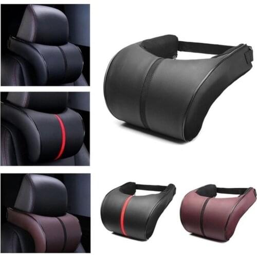 45% Hot Sales! Soft Memory Foam Auto Car Seat Head Pillow Neck Protector Headrest Cushion Pad