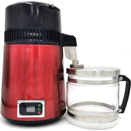 Distilled water machine household water purifier laboratory automatic 304 stainless steel 4L water purifier