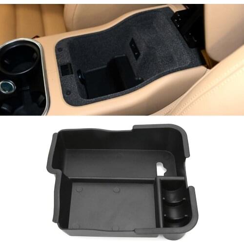Car Seat Inner Armrest Storage Box Holder Fits for Porsche Cayenne 2011 2012 2013 2014 2015 2016 2017 Accessories Car Storage