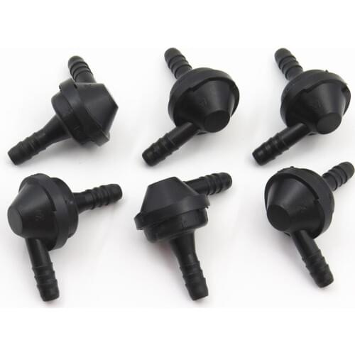 6 pcs Vacuum Right Angle Check Valve For VW Polo Passat Beetle Touareg Seat Leon TT A5 Q5 A3 A4 A6 Superb Octavia 058905291