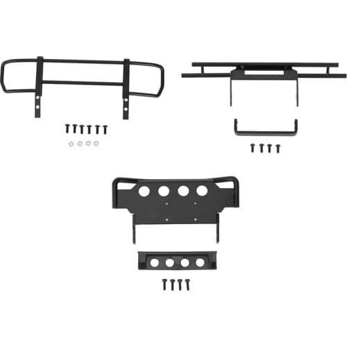 New RC Car Metal Front Rear Bumper for 1:10 RC Crawler Traxxas TRX4 G500 TRX6 G63 6X6 Upgrade Parts