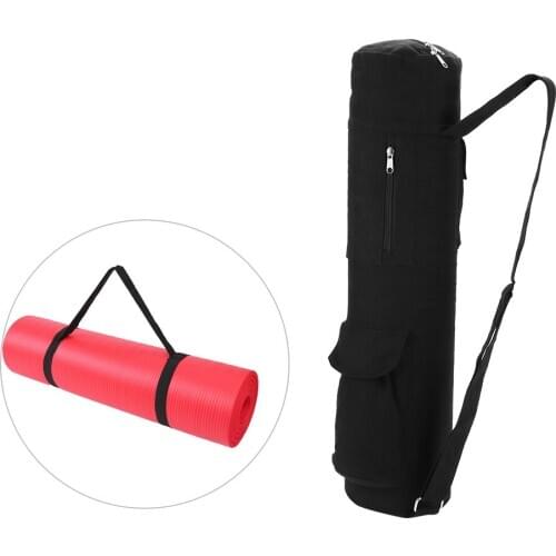 New Convenience Blackyoga backpack yoga mat waterproof backpack yoga bag Canvas Pilates Carrier Mesh Adjustable Strap Sport Tool