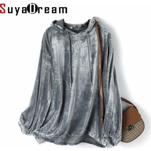 Женские длинные толстовки SuyaDream China At AliExpress
