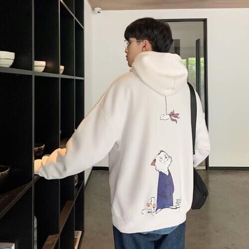 2020 New Mens Hoodies Fashion Hip Hop Streetwear Funny printing Hooded Sweatshirt Men Casual Harajuku Long sleeve Hoodies Mens