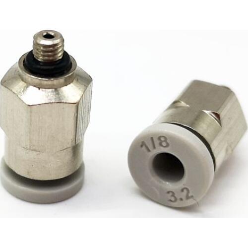 5pcs 3mm Tube M3 M5 1/8''Thread Pneumatic Fitting Quick Joint Connector PC3-M3 PC3-M5 PC3-1 Miniature Pneumatic Quick Joint