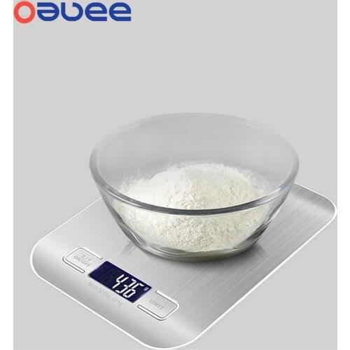 10/5kg Multifunction Kitchen Scale Stainless Steel Precision Electronic Food Scale With LCD Display Screen Digital Grams Scales