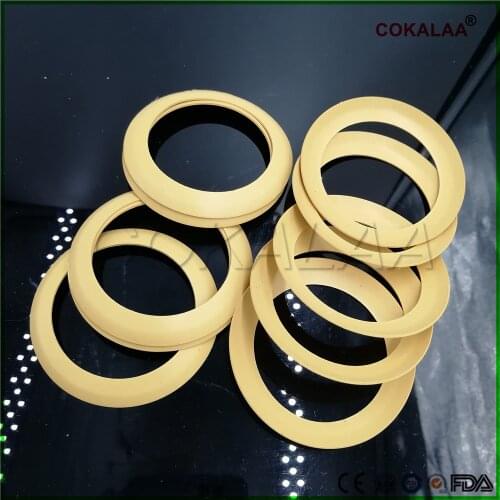 10pcs Pistons Rubber Ring Silent Oil Free 550w 750w 1100w 1500w Air Compressor Use cokalaa Dental Parts