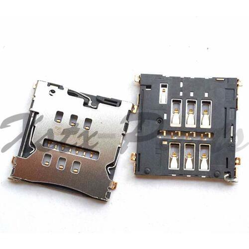 2x SIM Card Reader Connector Slot Tray Holder Socket Repair Parts For LG G2 D802 Nexus4 E960