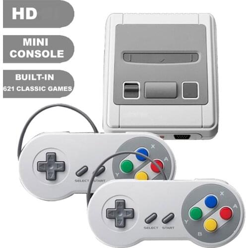 8 Bits HDMI Mini Retro Game Video Consoles Built-in 621 Games Handheld Players Family Dual Gamepad Gaming Console for Boy Player