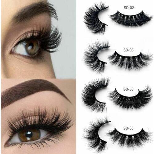BellyLady Eyelash 3D Mink Lashes Natural Long False Eyelashes Volume Fake Lashes Makeup Supplies