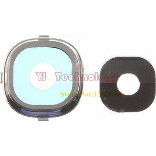 CFYOUYI Back Camera Lens For Samsung Galaxy S4 i9500 i337 i9505 Rear Camera Lens Glass With Adhesvie Stickers