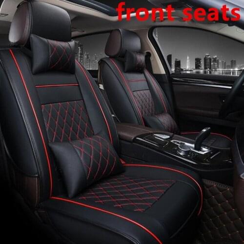 PU Leather Car Seat Cover Universal Fit Most cars for Toyota Lada Renault Audi Peugeot VW Mazada Ford