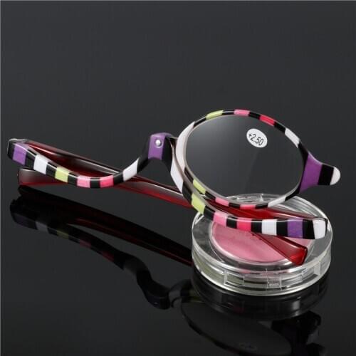 Colorful rotating makeup mirror reading mirror one-eyed reading mirror