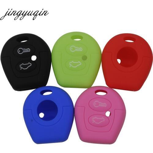Jingyuqin 30pcs Silicone Key Case Cover For Seat Ibiza Leon Toledo Mii Altea Cordoba Arosa Alhambra Exeo FR For VW Sharan 2BTN