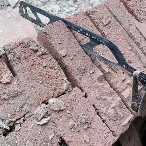 Alloy Saber Reciprocating Saw Blade S3243HM For Cutting Light Wall 455mm Suitable For Cutting Porous Concretered Brick