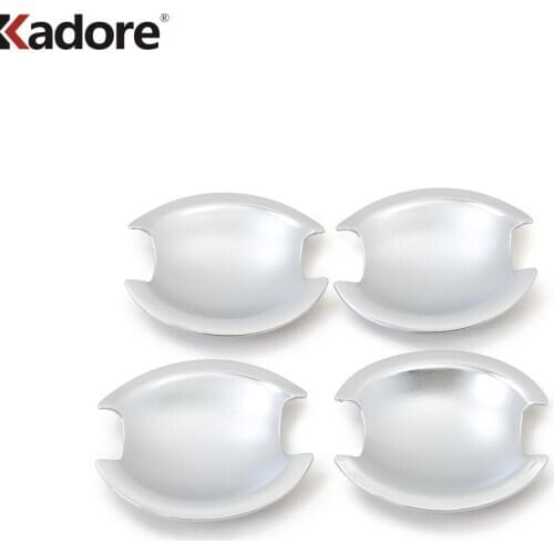 Door Handle Bowl Cover Trim For Mitsubishi Lancer/Lancer X/Lancer Evo 2010 2011 2012 2013 2014 Chrome Car Styling Accessories