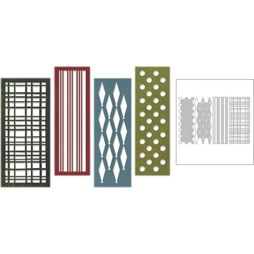 2020 New Border Frame Metal Cutting Dies Background and Edge Die Cut Scrapbooking For Crafts Card Paper Making No Stamps Sets