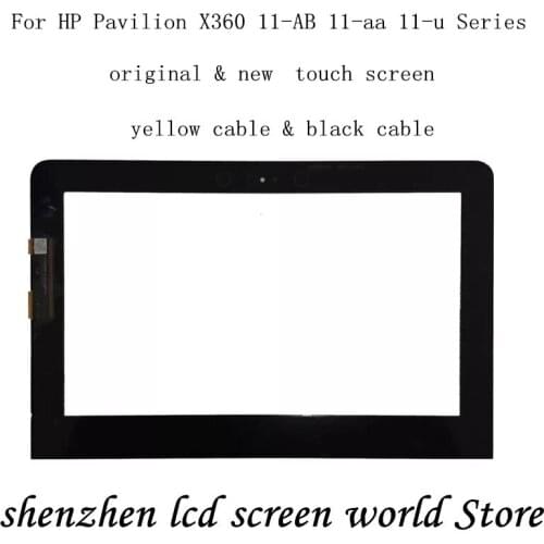 Free shipping new original 11.6'' Touch Screen Glass For HP Stream x360 11-aa 11 aa series 11-aa099nla 11-aa080ng 11-aa030ng