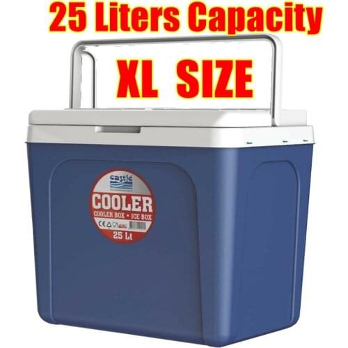 Outdoor picnic fishing hiking camping transport cooler box basket bag ice box 25L multi purpose XLarge capacity