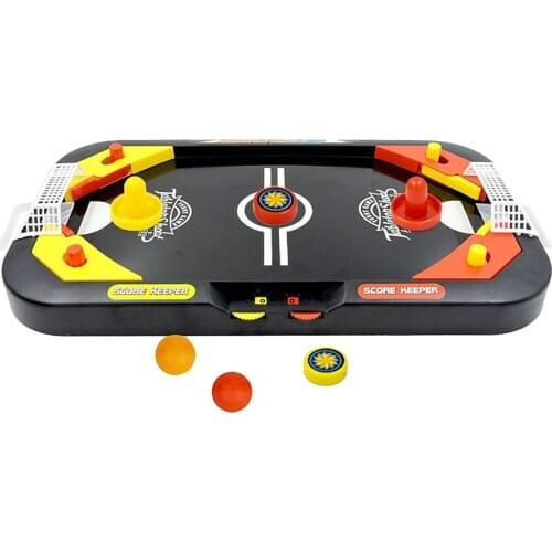 Desktop Ice Hockey Game with 2 Pucks And Pushers for Party Toys Portable