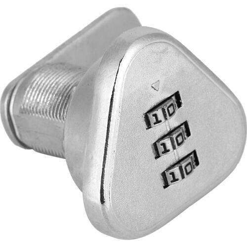 Brand new Digit Code Combination Cam Cabinet Silver Zinc Alloy Convenient Password Security Coded Lock