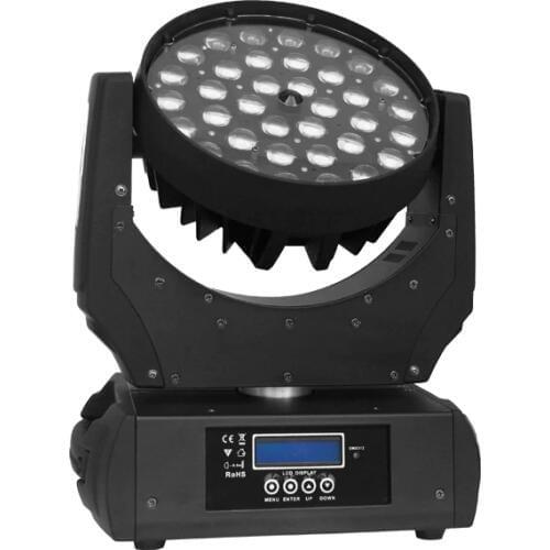 Led light source 36pcsx10W 4 IN 1 rgbw LED Zoom moving head wash stage lighting for home party club