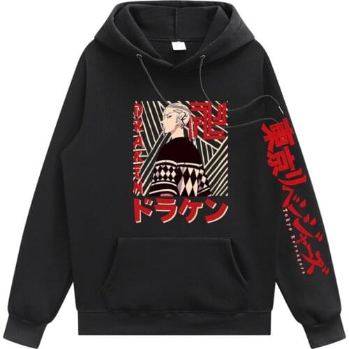 Harajuku Hoodie Tokyo Revengers Streetwear Men Fashion Hoodie Men Anime Hoodies Mens Hoodies Four Seasons Hoodies