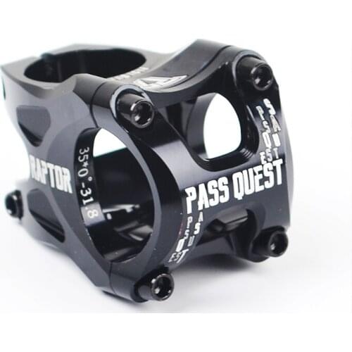 PASS QUEST RAPTOR 31.8mm 28.6mm Bicycle Stem MTB DH ENDURO Bike Stem Black/Purple/Red/Green/Blue Taiwan OEM Bike Tube Neck