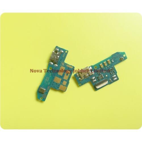 Wyieno 10Pcs/Lot For ZTE Blade A602 Charging Port Board Charger Flex Cable Phone Parts Dock Microphone Plug