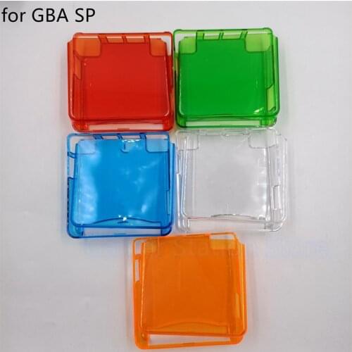 15pcs For Gameboy Advance SP Clear Protective Cover Case Shell For GBA SP Game Console Crystal Cover Case