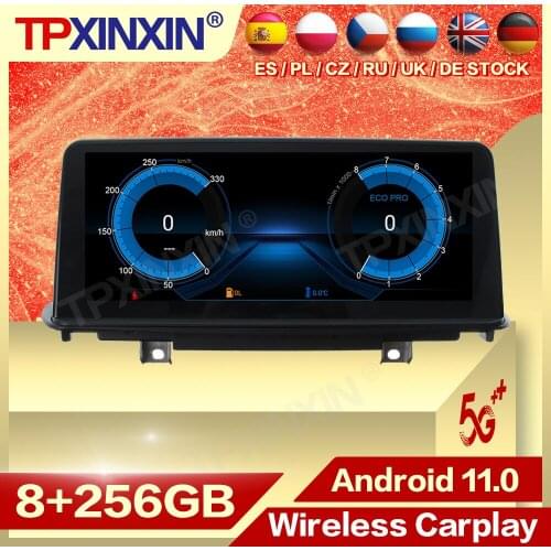 8+256G Multimedia Android 11 Player Auto Car Radio Stereo For BMW X3 X4 X5 X6 2014 2015 2016 2017 2018 GPS Audio Video Head Unit