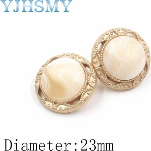 A-19701-737 10pcs,Buttons for gold clothing, perforated decoration, clothing accessories DIY material