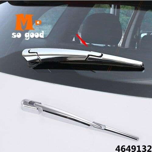 ABS Chrome car styling For Renault Kadjar Koleos Car Rear Window Wiper Cover 2015 2016 2017 2018 exterior decoration Accessories